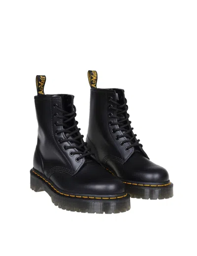 Dr. Martens 1460 Waterproof 8 Eye Boots In Black