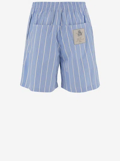Jacquemus Men's Le Short Aloe In Blue
