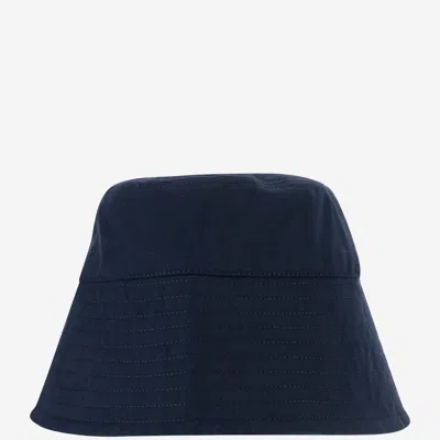 Patou Logo Embroidered Bucket Hat In Blue