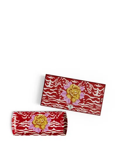 Lisa Corti Serving And Trays Red Uni In Red