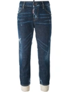 Dsquared2 'cool Girl' Cropped Jeans - Blue