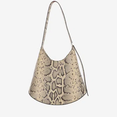 Jil Sander Eldorado Medium Leather Shoulder Bag In Red