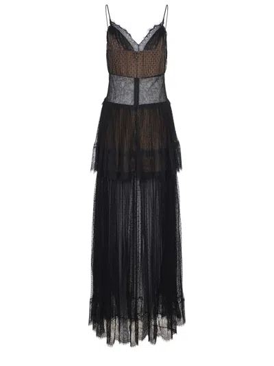 Self-portrait Self Portrait Dresses In Black