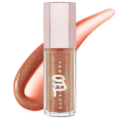 Fenty Beauty By Rihanna Gloss Bomb Oil Luminizing Lip Oil 'n Gloss Fenty Glow 0.3 Oz/9 ml In Fenty Glow