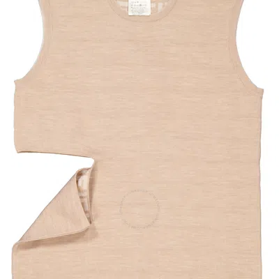 Fendi Ff Motif Reversible Sleeveless Top In Neutral
