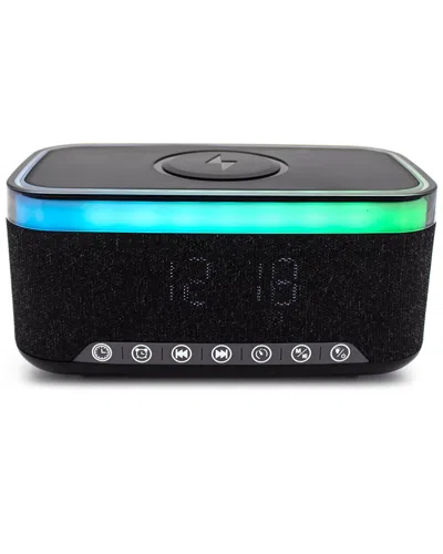 Ztech Wireless Charging Clock With Speaker