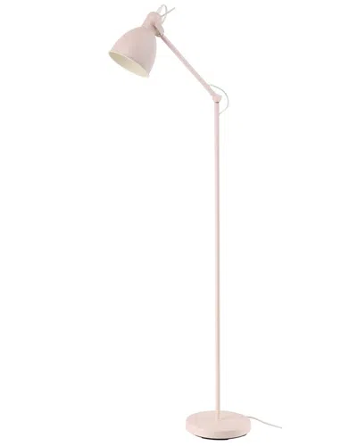 Eglo Priddy 1 Light Floor Lamp With Apricot Finish & Apricot Metal Shade