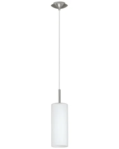 Eglo Troy 3 1 Light Mini Pendant With Matte Nickel Finish & Frosted Glass Shade