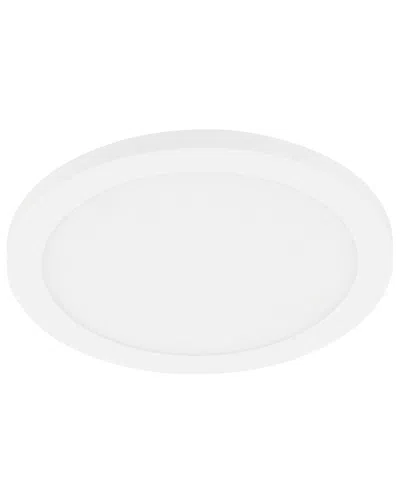 Eglo Trago 1 Light Integrated Led Ceiling/wall Light With White Finish & White Acrylic Shade