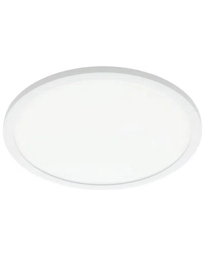 Eglo Trago 1 Light Integrated Led Ceiling Light With White Finish & White Acrylic Diffuser