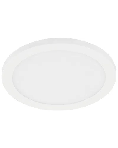 Eglo Trago 1 Light Integrated Led Ceiling/wall Light With White Finish & White Acrylic Shade
