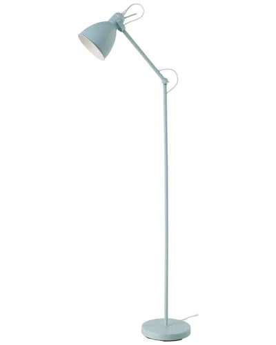 Eglo Priddy 1 Light Floor Lamp With Green Finish & Green Metal Shade
