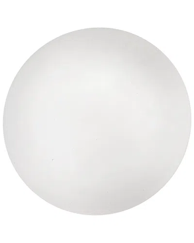 Eglo Ella 2 Light Ceiling Light With White Finish & White Opal Glass