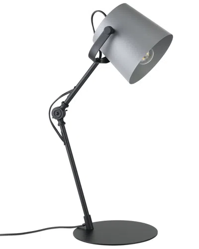 Eglo Goodall 1 Light Table Lamp With Black Finish & Grey Shade