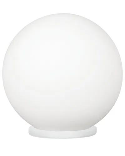 Eglo Rondo 1 Light Table Lamp With White Finish & Opal Glass