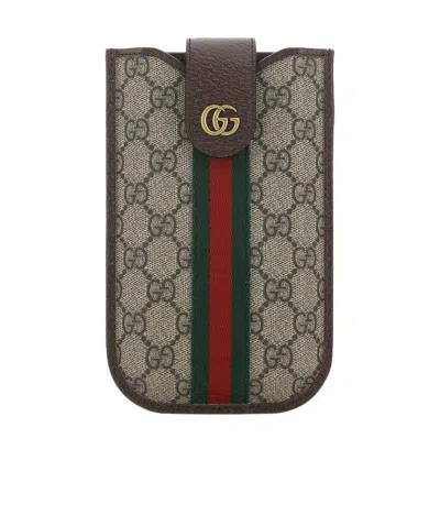 Gucci Borsa A Tracolla Ophidia Mini In Tessuto Gg Supreme Uomo In Multicolor