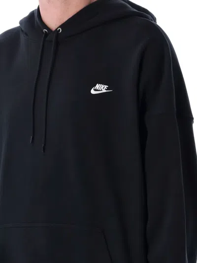 Nike Black Sportswear Club Hoodie In 黑色