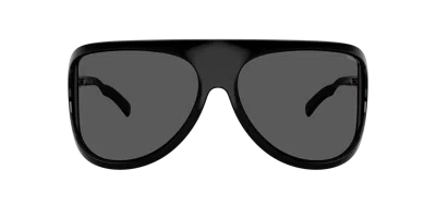 Miu Miu Dark Grey Irregular Ladies Sunglasses Mu A01s 1ab5s0 75 In Black