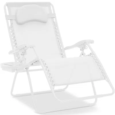 Best Choice Products Oversized Zero Gravity Chair, Folding Outdoor Patio Recliner W/ Cup Holder
