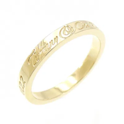 Pre-owned Tiffany & Co Yellow Gold (18k) Band Ring () In Multi