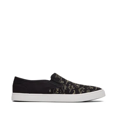 Toms Shoes Baja Glow-in-the-dark Dinosaur Slip On Sneaker In Multi