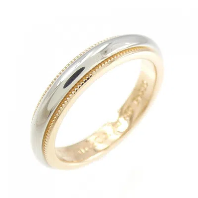 Pre-owned Tiffany & Co Pink Gold (18k) Band Ring () In Multi