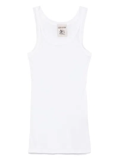 Shop Semicouture Women's Top In White