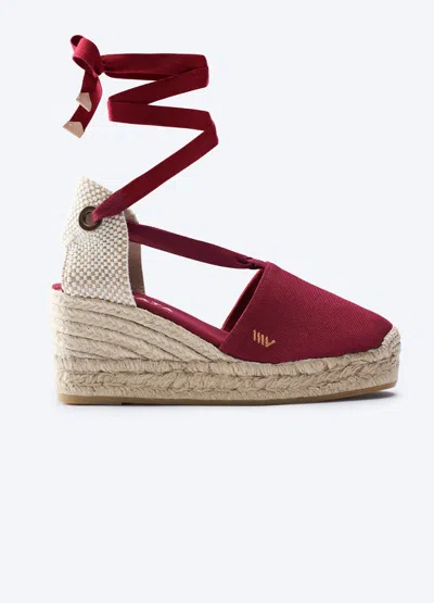 Viscata Bisbe Limited Edition Canvas Espadrille Platform Wedges In Multi