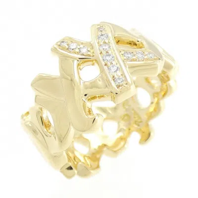 Pre-owned Tiffany & Co Yellow Gold (18k) Band Ring () In Multi