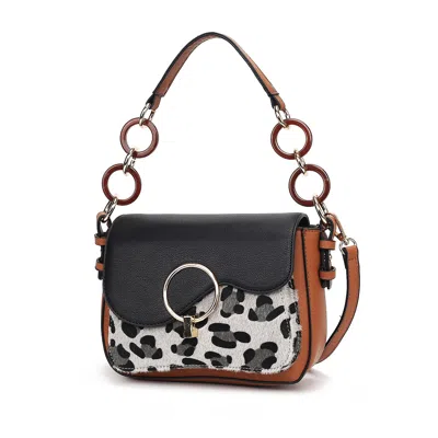 Mkf Collection By Mia K Serena Shoulder Crossbody Women's Handbag Animal Print By Mia K In Multi