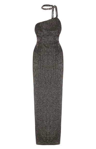 Tom Ford Womens Silver Embellished Maxi Dress In Silver