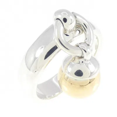 Pre-owned Tiffany & Co 925 Yellow Gold (18k) Band Ring () In Multi