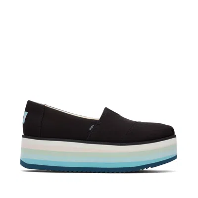 Toms Shoes Eco-friendly Alpargata Platform Espadrille For Sustainable Fashion In Multi
