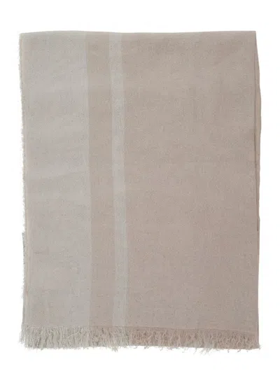 Antonelli Lurex Stole In Grey
