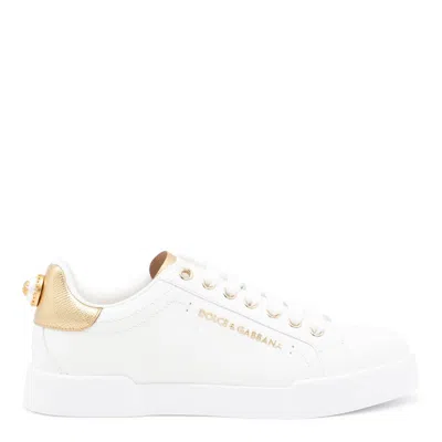 Dolce & Gabbana Portofino Sneakers In White