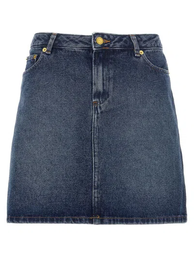 Shop Apc A.p.c. 'standard' Skirt In Blue