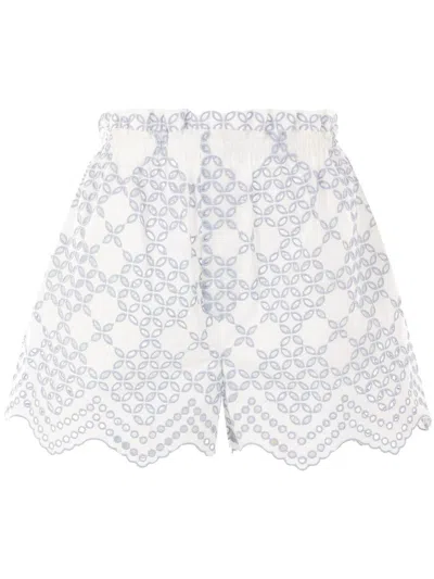 Raquel Diniz Sangallo Lace Shorts In Sangallo