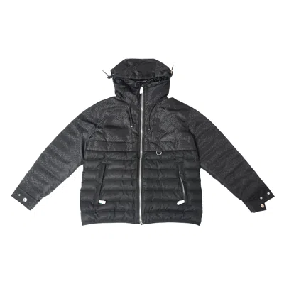 Burberry Linby Monogram Down Jacket Black