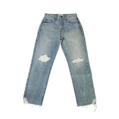 Frame The Straight Jeans Blue In 25
