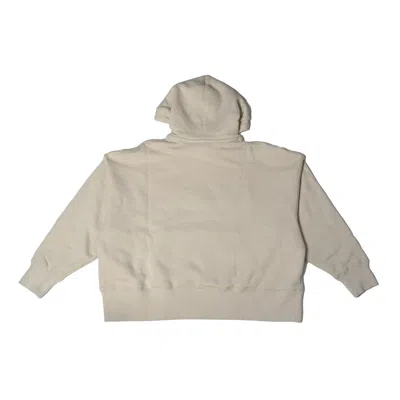 Palm Angels Bear-print Hoodies Cream In Xs