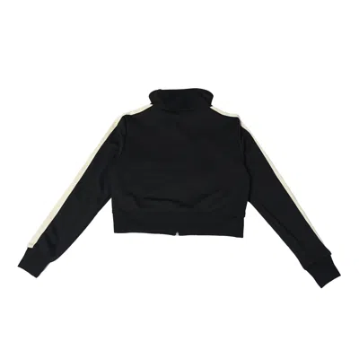 Palm Angels High Neck Zip Track Jacket Black