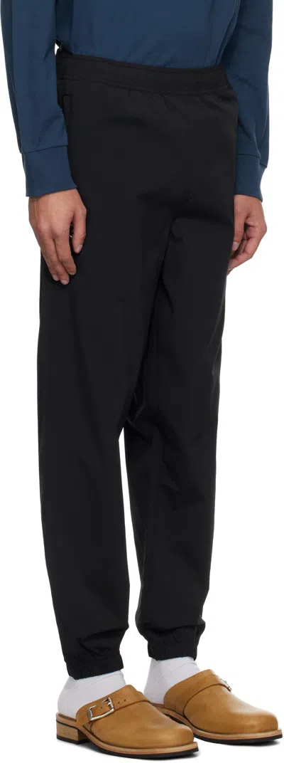 Aape By A Bathing Ape Black 'aape Now' Woven Sweatpants In Bkx Black