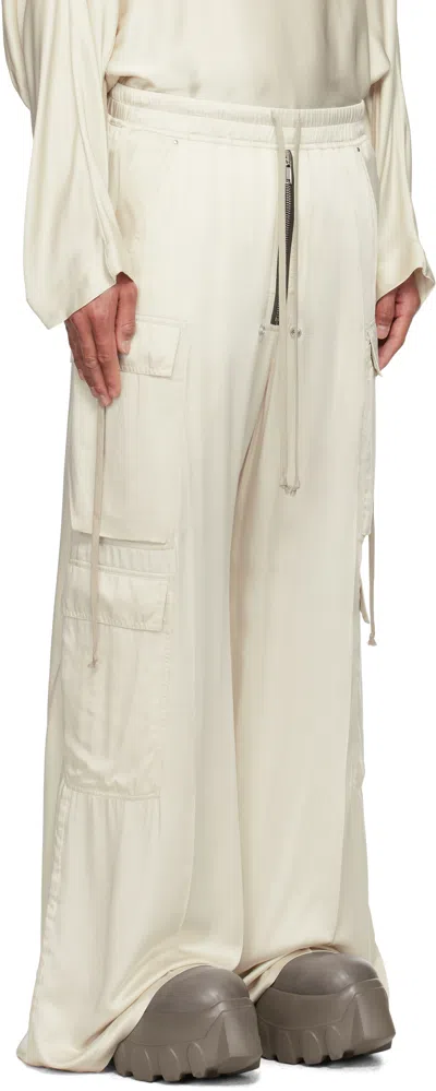 Rick Owens Men's Cargobelas Dinge Trousers In 41 Dinge