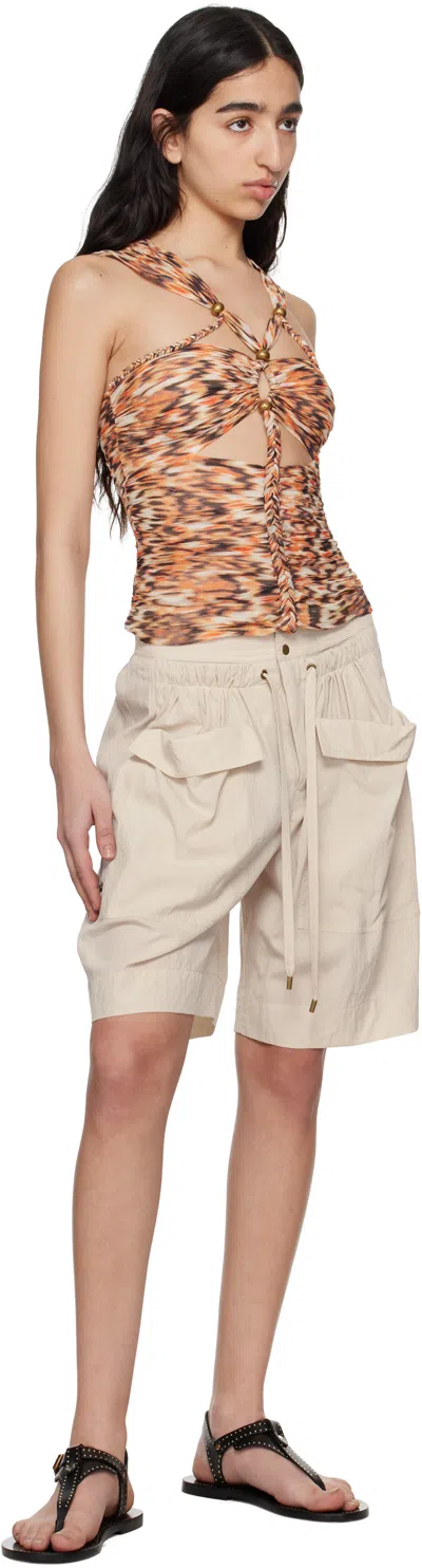 Isabel Marant Women Printed Silk Revon Top In Multi