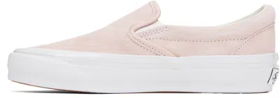 Vans Pink Lx Classic Slip-on 98 Sneakers