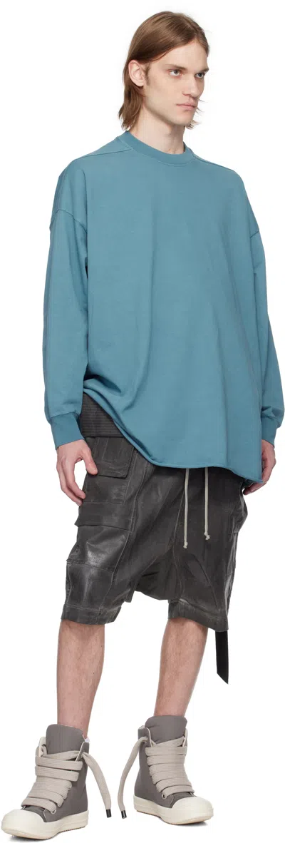 Rick Owens Drkshdw Tommy Long Sleeve T-shirt In 86 Toothpaste