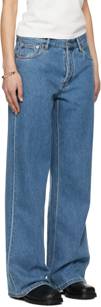 Still Here Blue Walker Jeans In Blue