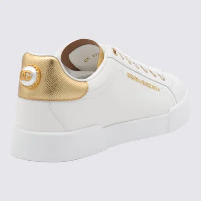 Dolce & Gabbana Portofino Sneakers In White