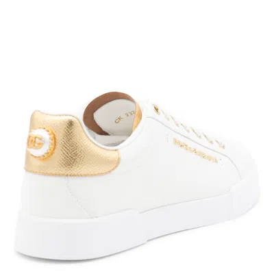 Dolce & Gabbana Portofino Sneakers In White