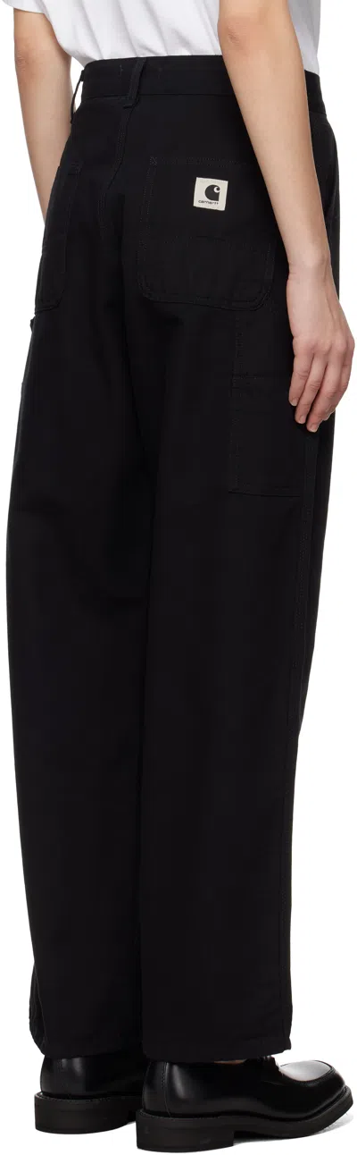 Carhartt Black Brandon Single Knee Trousers
